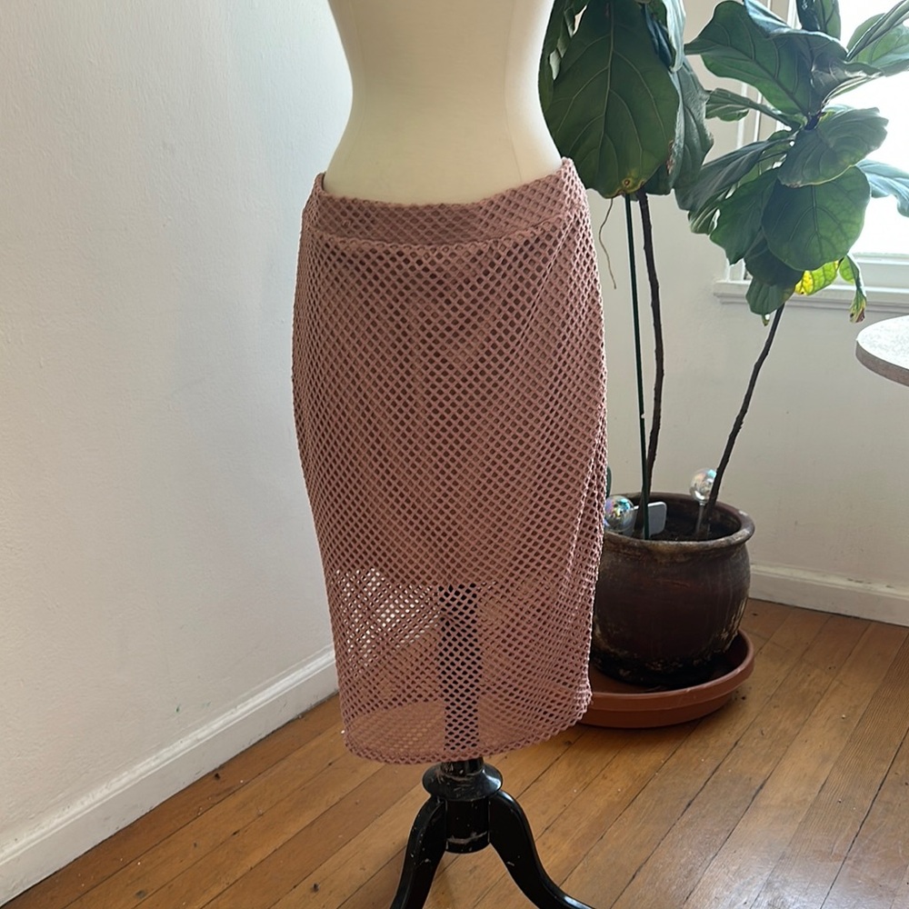 Forever 21 Pink Midi Pencil Skirt for Cocktail